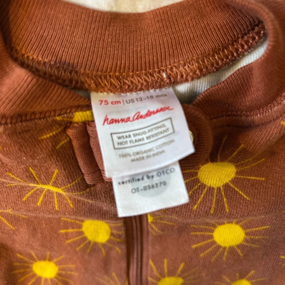 Hanna Andersson Kids short sleeve bodysuit Bundle 12-18months - Picture 15 of 16